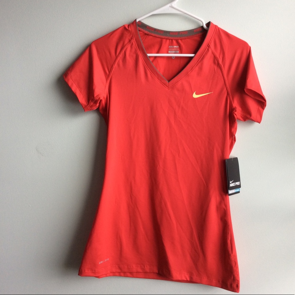 Nike Pro V Neck shirt, Medium